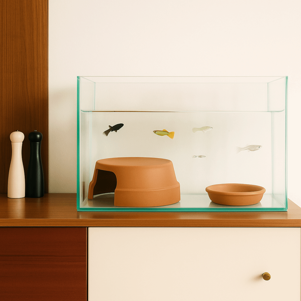 Hide Cave Ceramic - Nascondiglio Multifunzionale in Ceramica per Rettili,