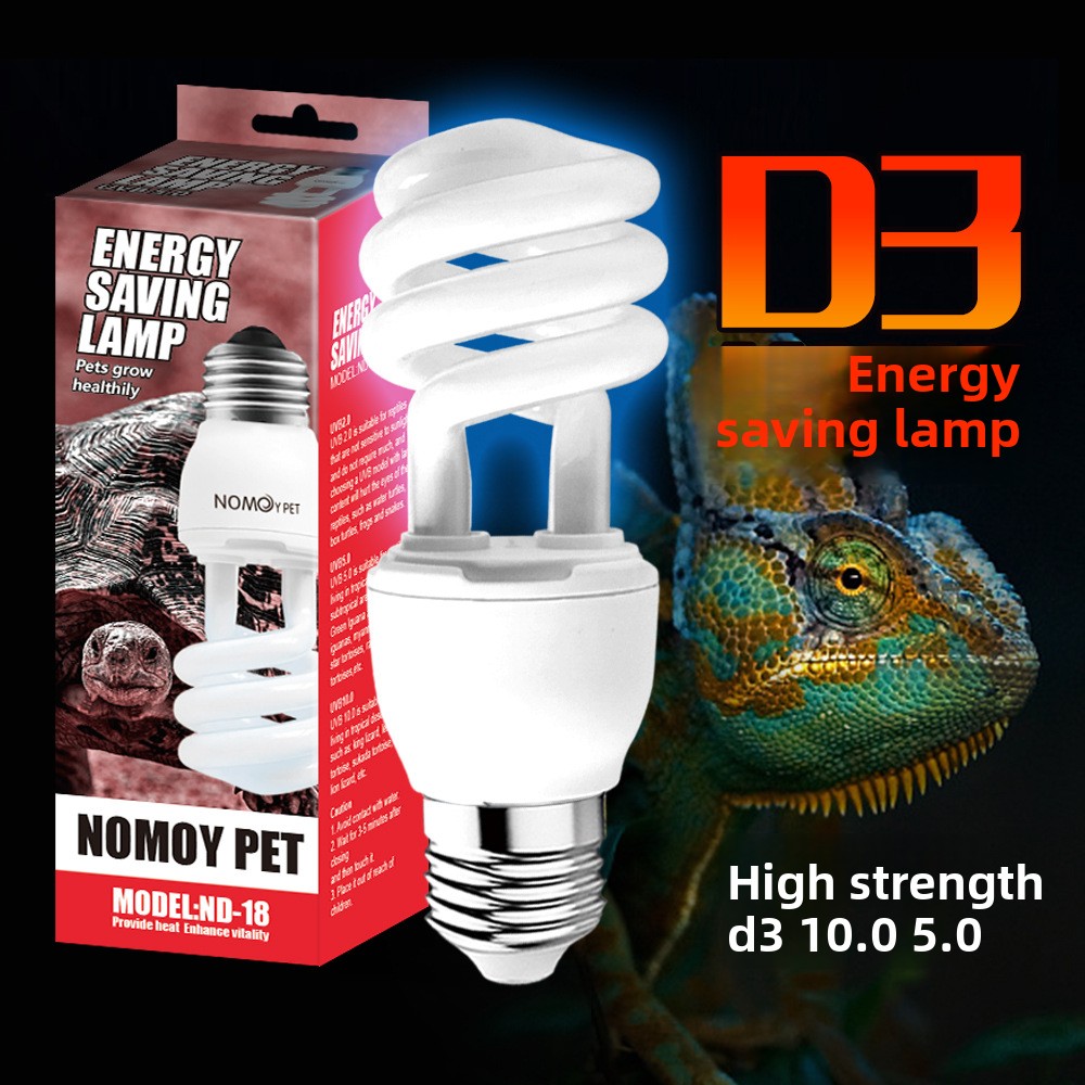 Vitamin D3 Reptile - NOMOY Lampada per rettili UVB ad