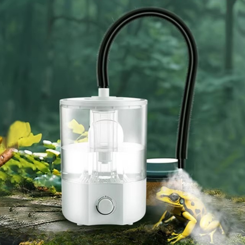 Terrarium Fogger Ultrasonic - Umidificatore per Rettili Regolabile Silenzioso Grande