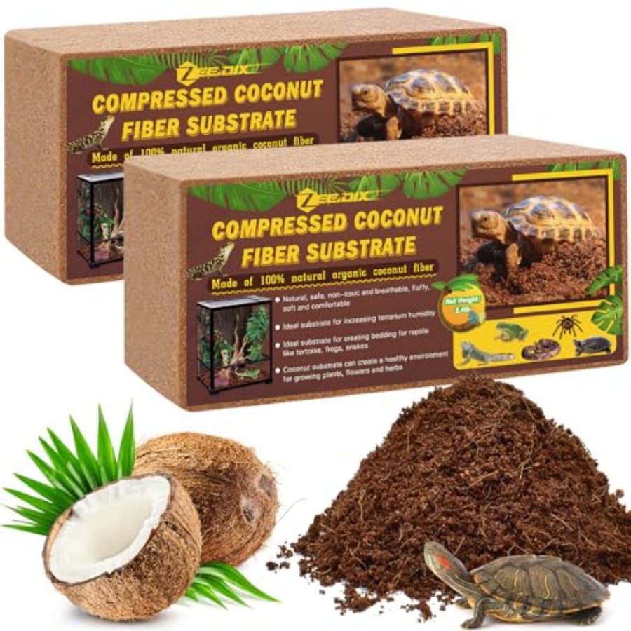 Substrate Coconut Fiber - Confezione da 2 Substrati in Fibra