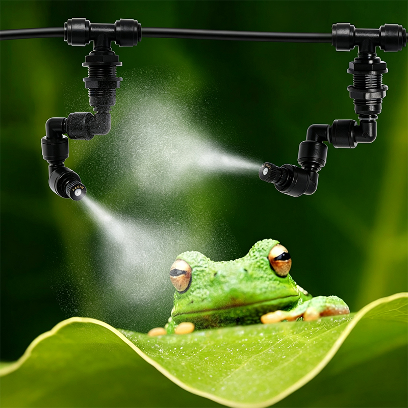 Misting Nozzle Reptile - 1 Pezzo Nebulizzatore Rotante a 360