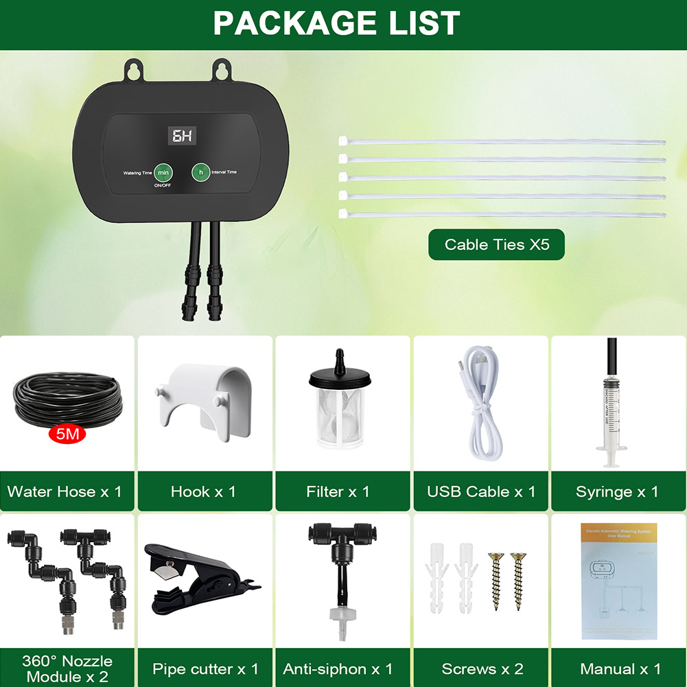 Misting Nozzle Reptile - Nebulizzatore Automatico per Rettili con Timer