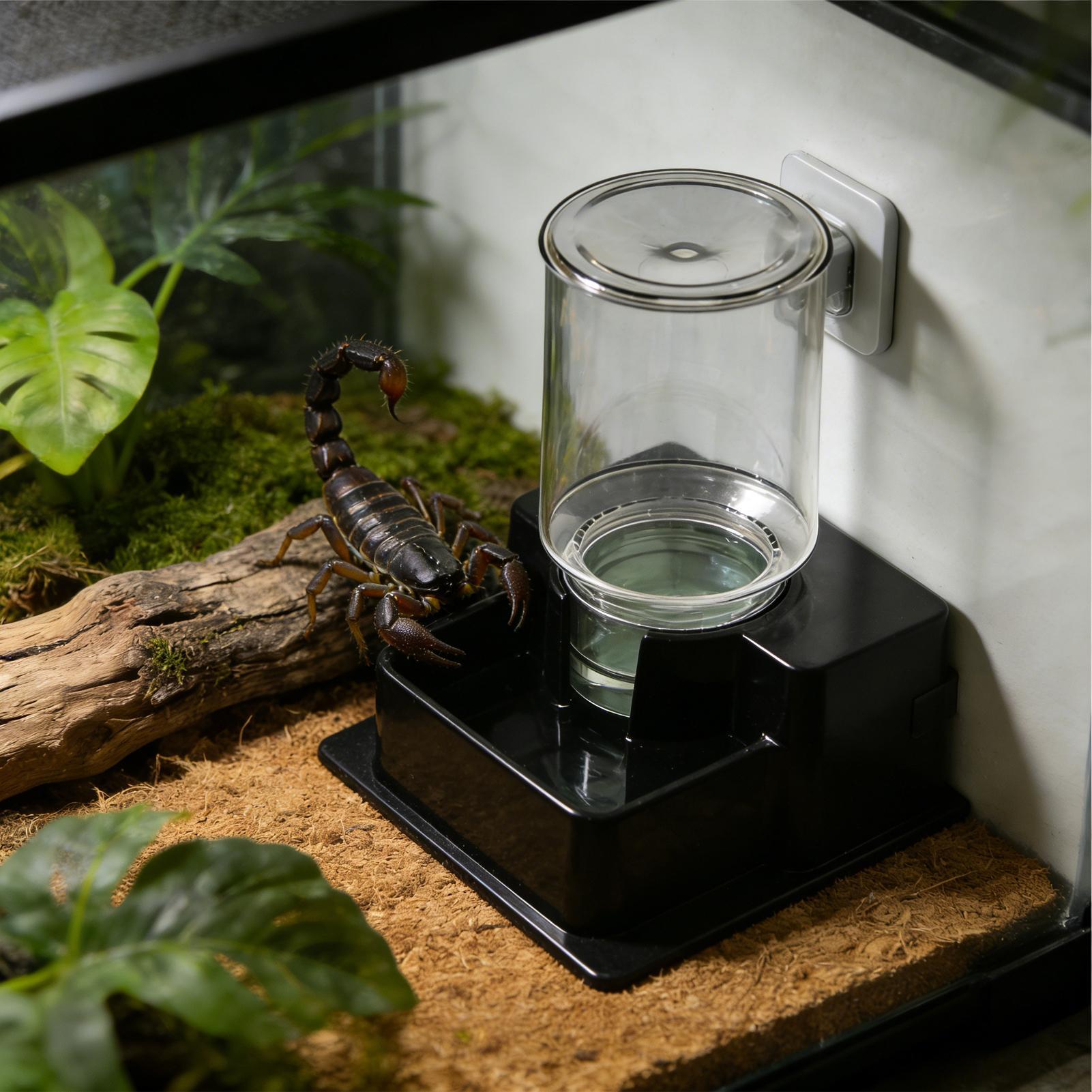 Water Dish Reptile - Ciotola Automatica per Acqua per Rettili,