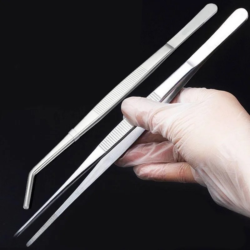 Feeding Tong Stainless - Pinzette Multifunzione in Acciaio Inossidabile, Pinze