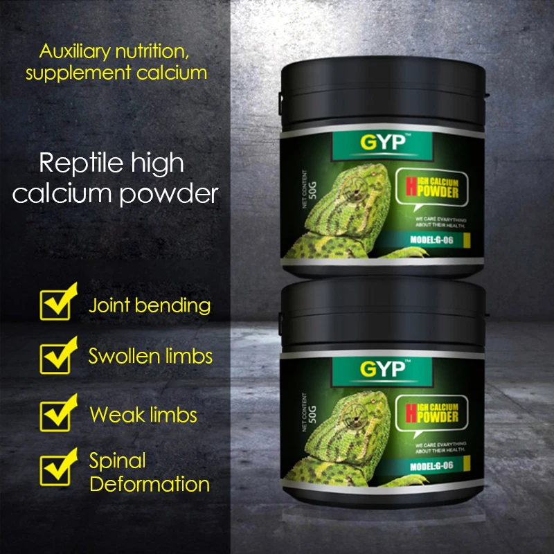 Calcium Powder Reptile - Arrampicata pet rettile polvere di calcio