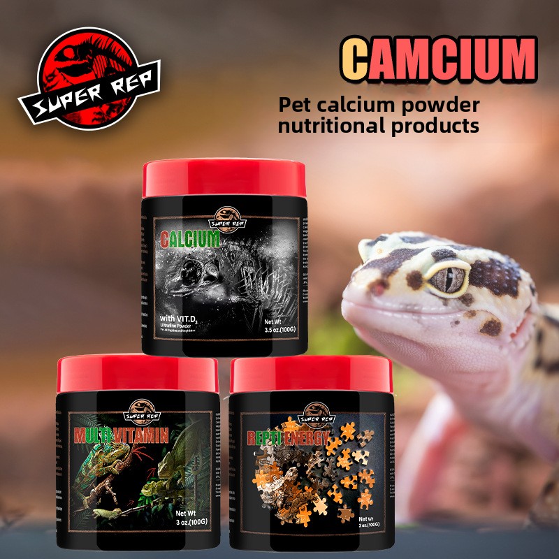 Vitamin D3 Reptile - SuperRep Rettile Calcio Pro-Vitamina e Miscela
