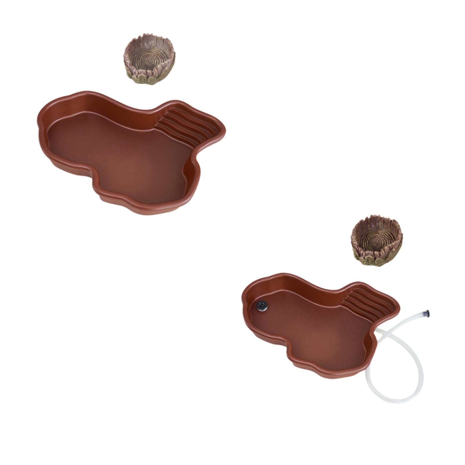 Water Dish Reptile - Piatto per alimentazione per rettili Piscina