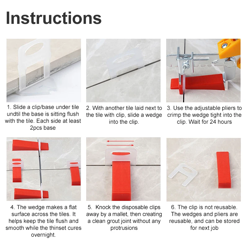 100 pz. Clip Livellanti per Pi - Ceramic Tile Floor recensione e prezzo