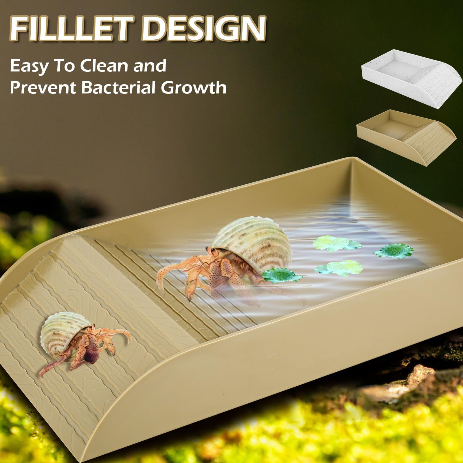 Piatto da bagno per tartaruga  - Water Dish Reptile recensione e prezzo