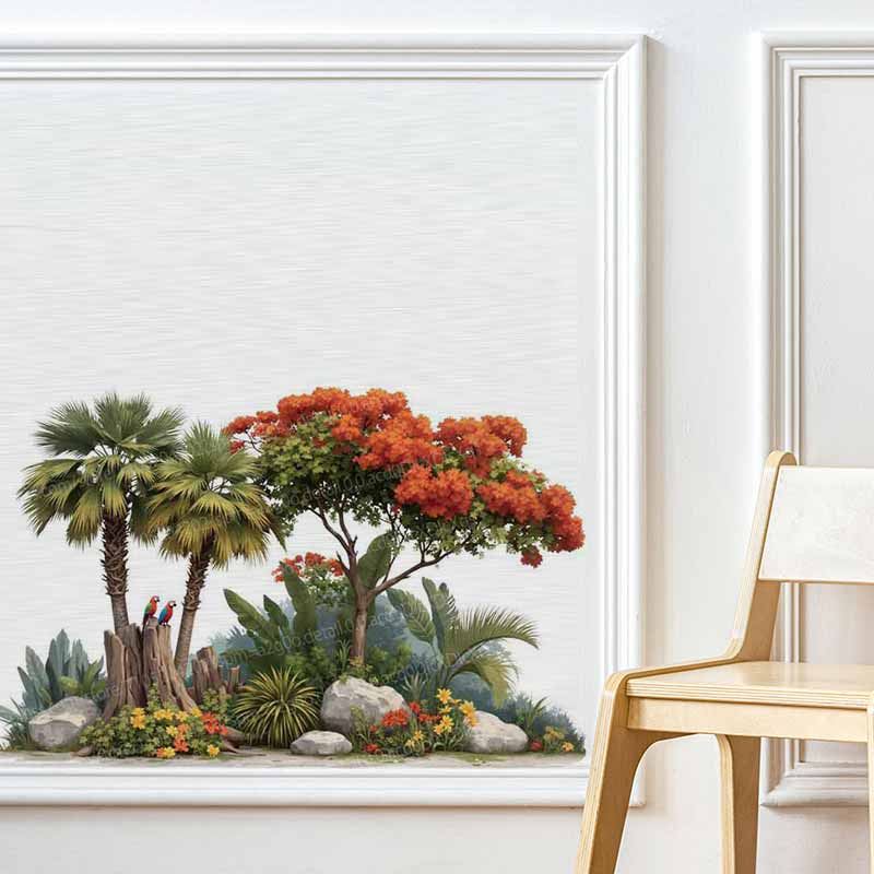 Adesivi Murali con Piante Trop - Pvc Panel Background recensione e prezzo