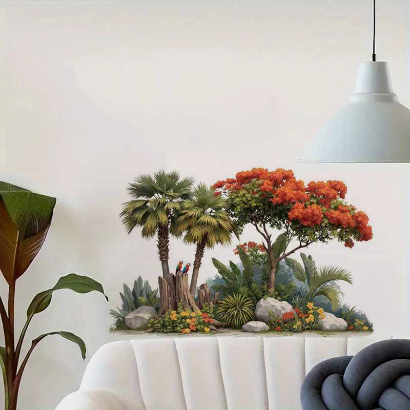 Adesivi Murali con Piante Trop - Pvc Panel Background recensione e prezzo
