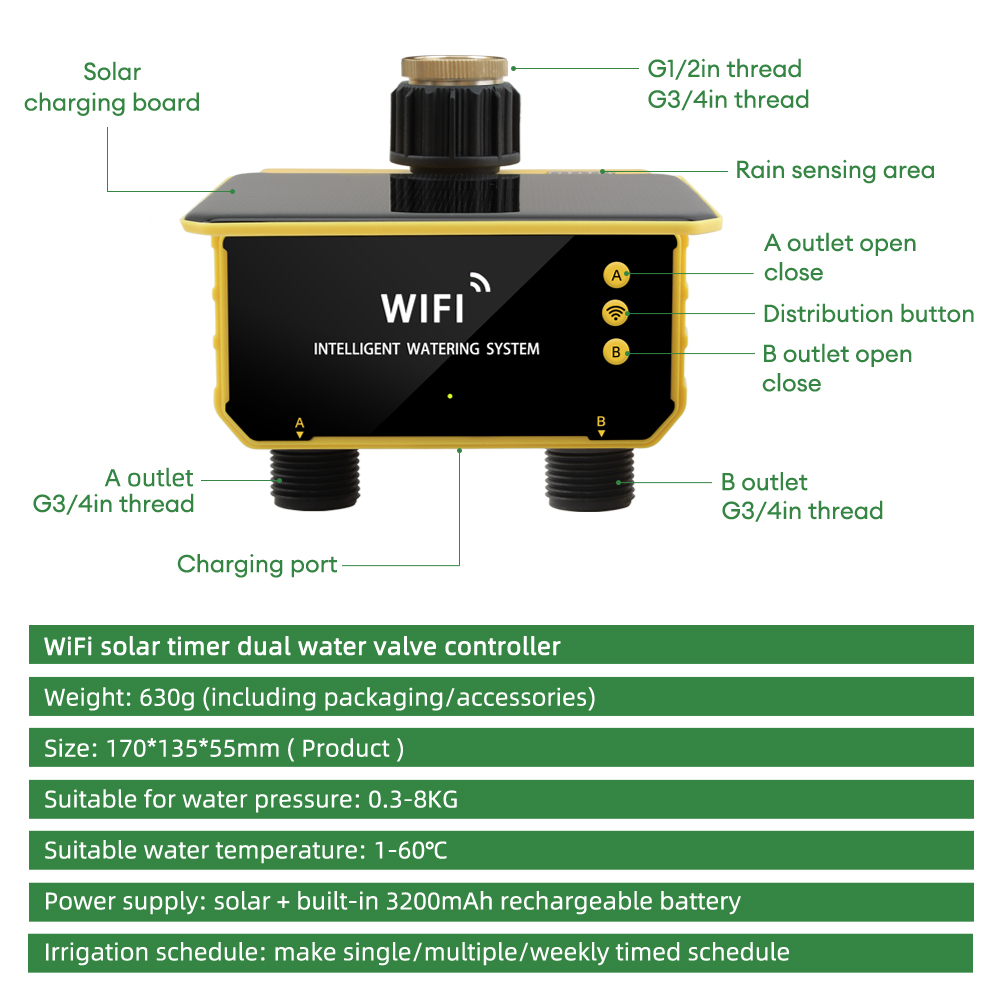 Controller di Irrigazione Auto - Timer Dual Outlet recensione e prezzo